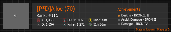 [P*D]Alloc (70) Stats Banner