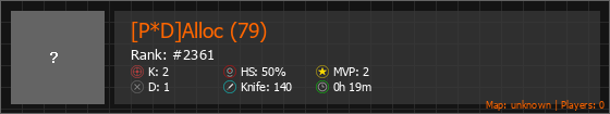 [P*D]Alloc (79) Stats Banner