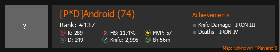 [P*D]Android (74) Stats Banner