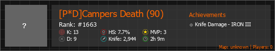 [P*D]Campers Death (90) Stats Banner