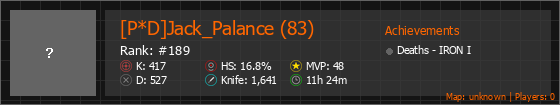 [P*D]Jack_Palance (83) Stats Banner