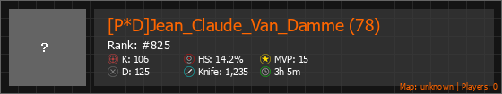 [P*D]Jean_Claude_Van_Damme (78) Stats Banner