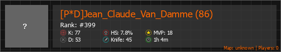 [P*D]Jean_Claude_Van_Damme (86) Stats Banner