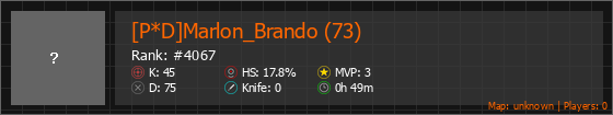 [P*D]Marlon_Brando (73) Stats Banner