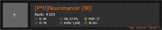 [P*D]Neuromancer (90) Stats Banner