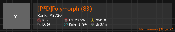 [P*D]Polymorph (83) Stats Banner