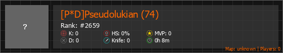 [P*D]Pseudolukian (74) Stats Banner