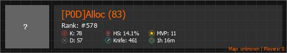 [P0D]Alloc (83) Stats Banner