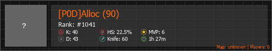 [P0D]Alloc (90) Stats Banner