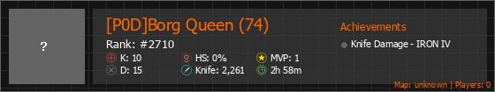[P0D]Borg Queen (74) Stats Banner