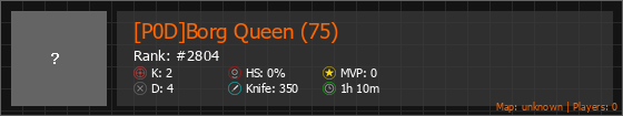 [P0D]Borg Queen (75) Stats Banner