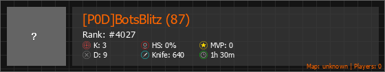 [P0D]BotsBlitz (87) Stats Banner