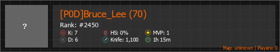 [P0D]Bruce_Lee (70) Stats Banner