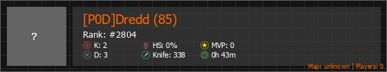 [P0D]Dredd (85) Stats Banner