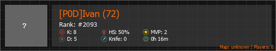 [P0D]Ivan (72) Stats Banner