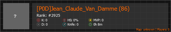 [P0D]Jean_Claude_Van_Damme (86) Stats Banner