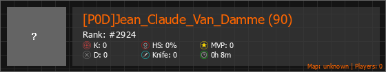 [P0D]Jean_Claude_Van_Damme (90) Stats Banner