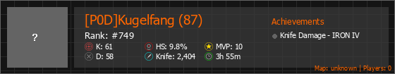 [P0D]Kugelfang (87) Stats Banner