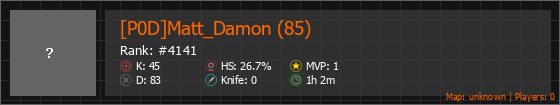 [P0D]Matt_Damon (85) Stats Banner