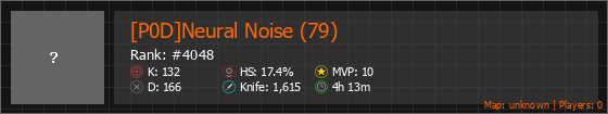 [P0D]Neural Noise (79) Stats Banner