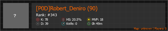 [P0D]Robert_Deniro (90) Stats Banner
