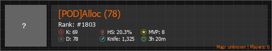 [POD]Alloc (78) Stats Banner