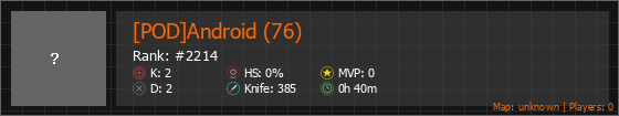 [POD]Android (76) Stats Banner