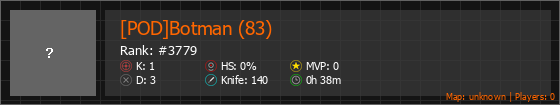 [POD]Botman (83) Stats Banner