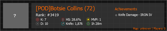 [POD]Botsie Collins (72) Stats Banner