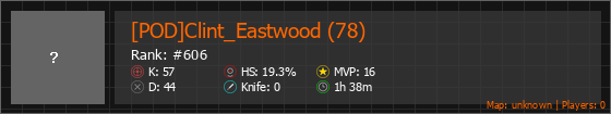 [POD]Clint_Eastwood (78) Stats Banner