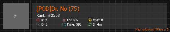 [POD]Dr. No (75) Stats Banner