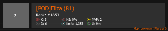 [POD]Eliza (81) Stats Banner