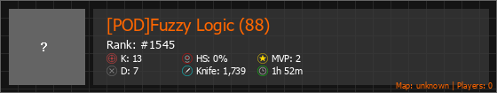 [POD]Fuzzy Logic (88) Stats Banner