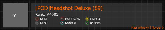 [POD]Headshot Deluxe (89) Stats Banner