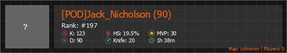 [POD]Jack_Nicholson (90) Stats Banner