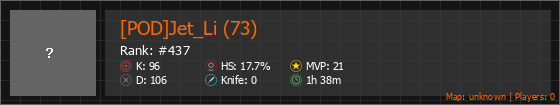 [POD]Jet_Li (73) Stats Banner