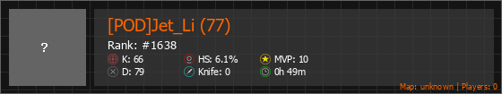 [POD]Jet_Li (77) Stats Banner