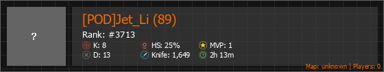 [POD]Jet_Li (89) Stats Banner