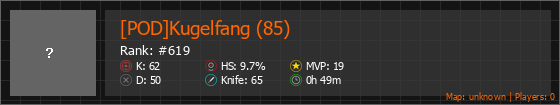 [POD]Kugelfang (85) Stats Banner