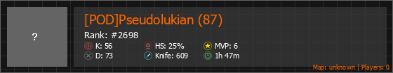 [POD]Pseudolukian (87) Stats Banner