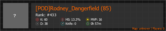 [POD]Rodney_Dangerfield (85) Stats Banner