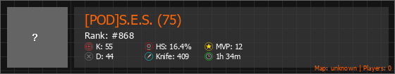 [POD]S.E.S. (75) Stats Banner