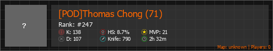 [POD]Thomas Chong (71) Stats Banner