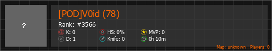 [POD]V0id (78) Stats Banner