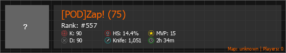 [POD]Zap! (75) Stats Banner