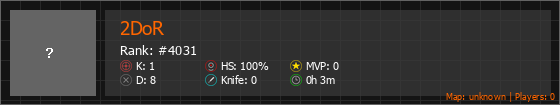 2DoR Stats Banner
