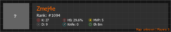 Zmej4e Stats Banner